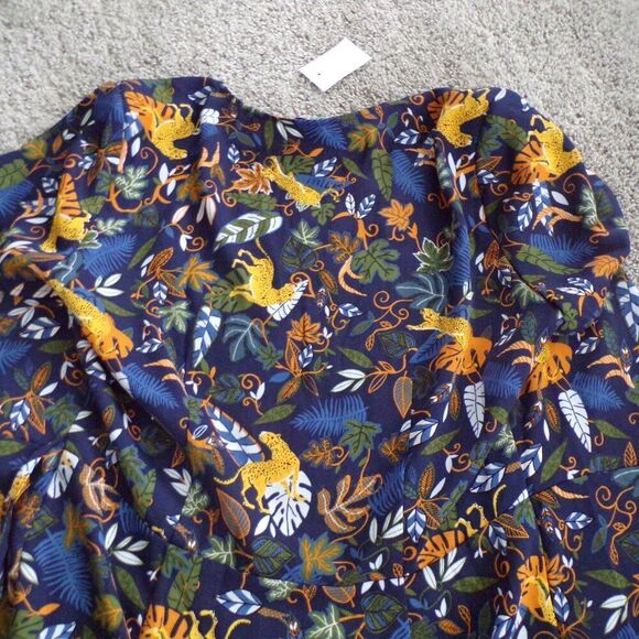 NWT J crew animal print wrap dress 6 - Picture 9 of 9